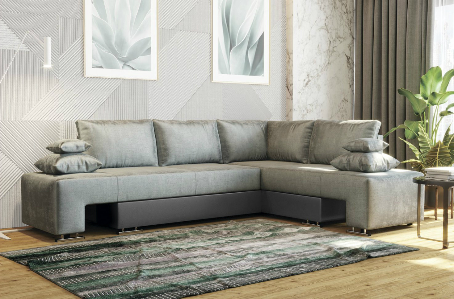 Как выбрать угловой диван в гостиную, кухню, зал и другие комнаты - советы дизайнеров Gliver