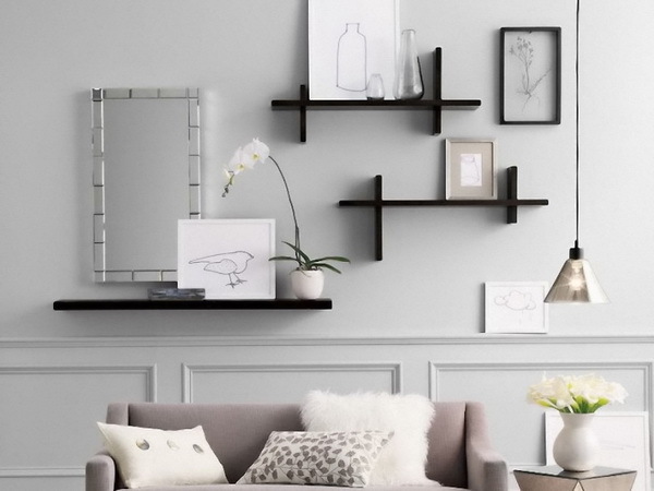 Стеклянные полки на стену – ваш выбор для элегантного интерьера