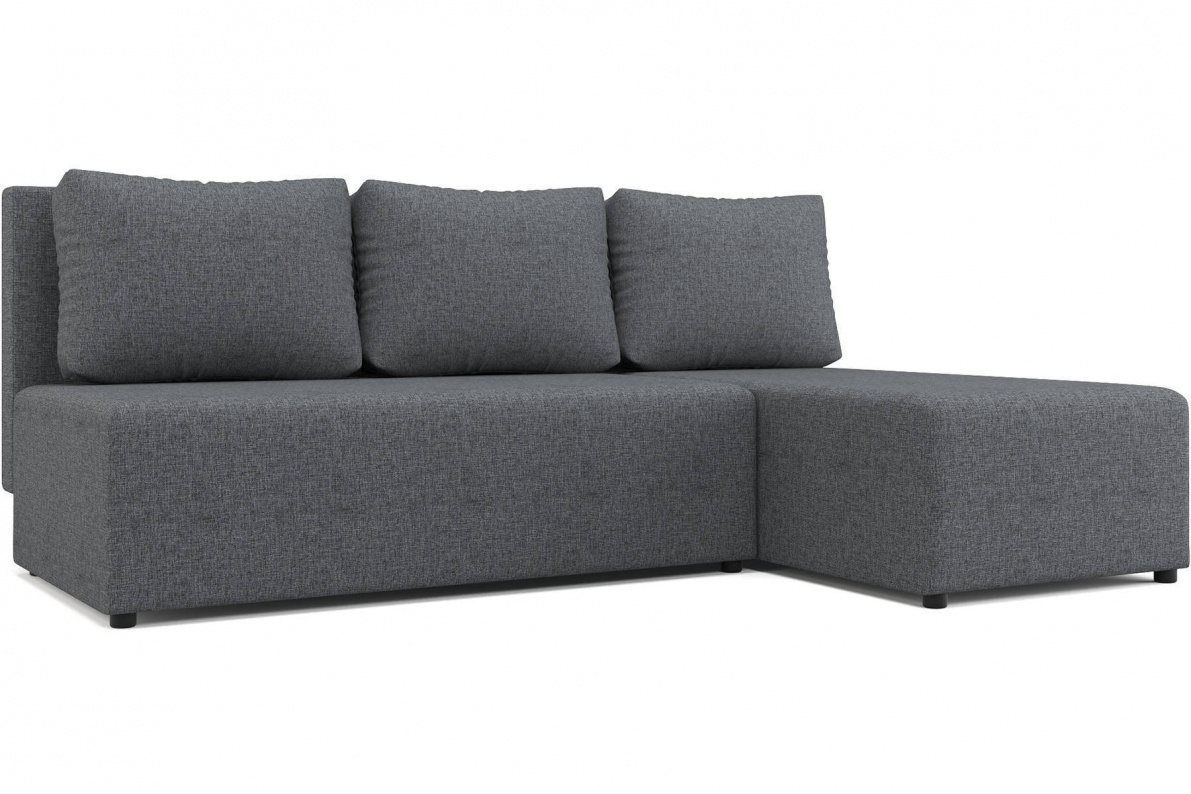 Угловой диван-кровать Комо серый SL