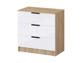 Дуб крафт золотой / Белый софтач