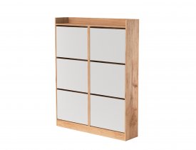 Дуб вотан / Белый гладкий SL