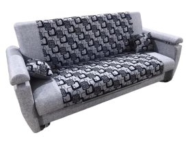 Геометрия (флок на рогожке) / Серый (рогожка)