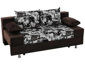 Сити (микровелюр) / Коричневый (велюр)