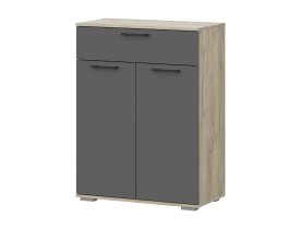 Дуб крафт серый / Серый графит SL