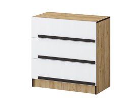 Дуб крафт золотой / Белый древесный 