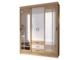 Дуб Вотан / Белый глянец