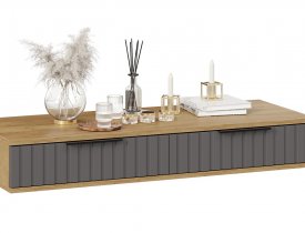 Дуб Крафт золотой/Графит матовый