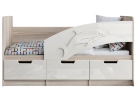 Белый глянец / Ясень шимо светлый (правый) SL