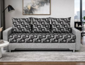 Геометрия (флок на рогожке) / Серый (рогожка)