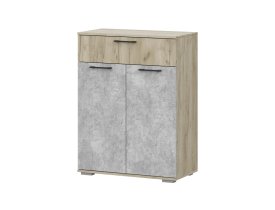 Дуб крафт серый / Бетонный камень SL