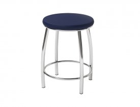 Синий (велюр) / Хром