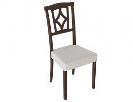 тк №110 Серый (рогожка) / Орех темный