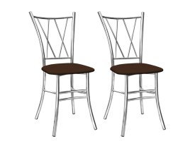 Шоколад (экокожа) / Хром